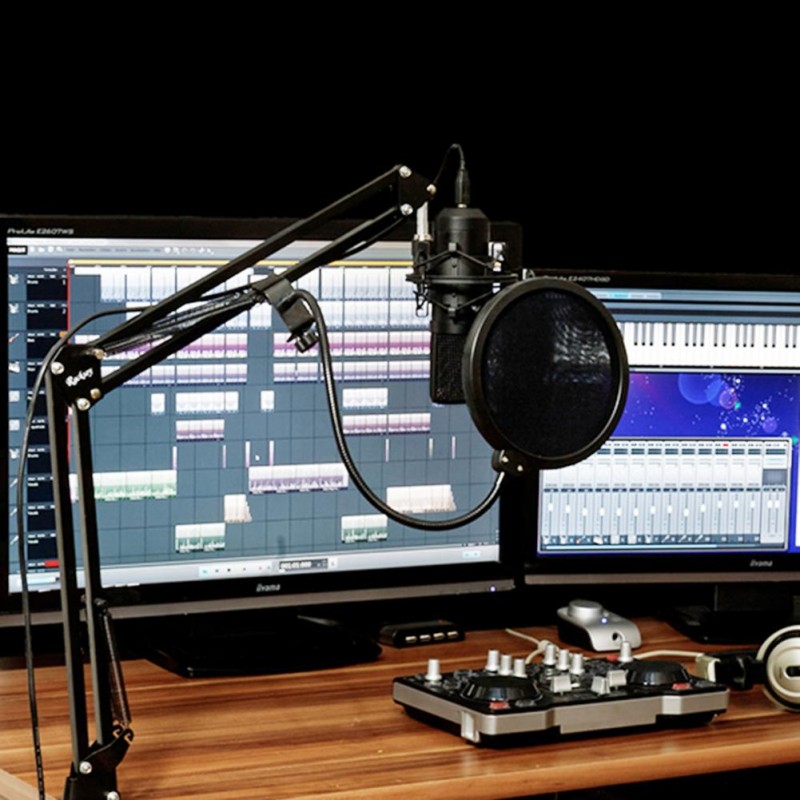 Pop Filter Supplier - Metal Gooseneck MIC Filter Bracket