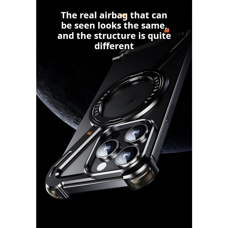 Phone Case Manufacturer - Z Shape Metal Magnetic Rotation Holder