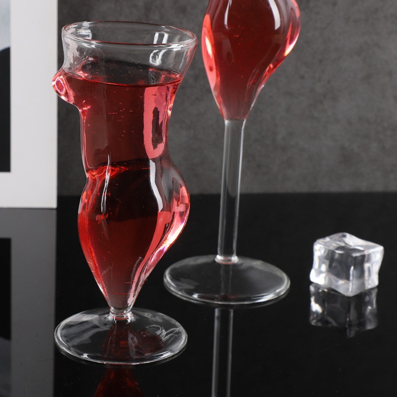 Cocktail Glass Supplier - Naked Women Body Shaped Wine Champagne Cup