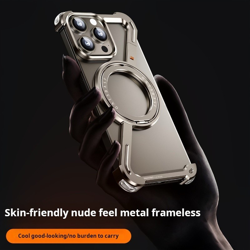 Phone Case Manufacturer - Z Shape Metal Magnetic Rotation Holder