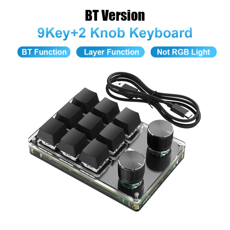 Macro Keyboard Manufacturer - 12 Key 2 Knob Hot Swap Custom Keypad