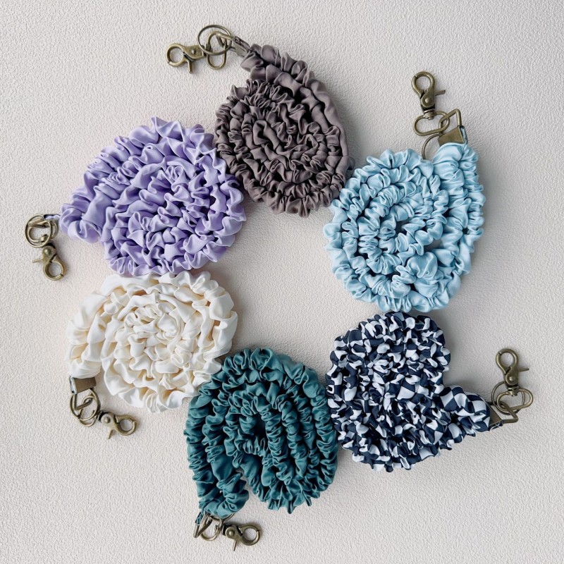 Scrunchie Lanyard Factory - Wholesale Stretchy ID Badge Keychain