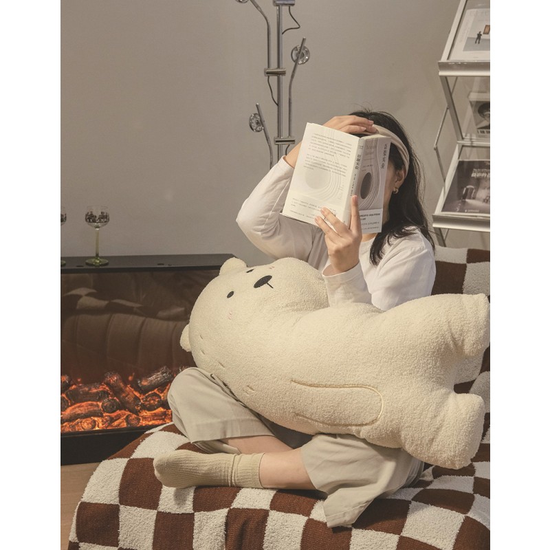 Bear Pillow Factory - Giant Teddy Fleece Sofa Backrest Cushion