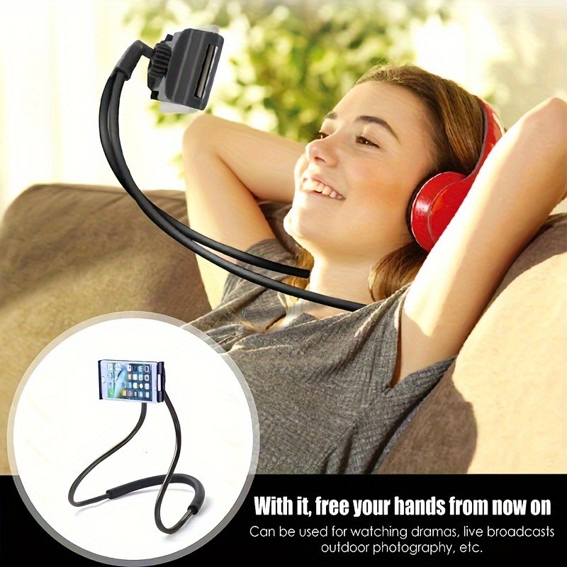 Phone Neck Holder Manufacturer - 360 Adjustable Secure Clamp Rest