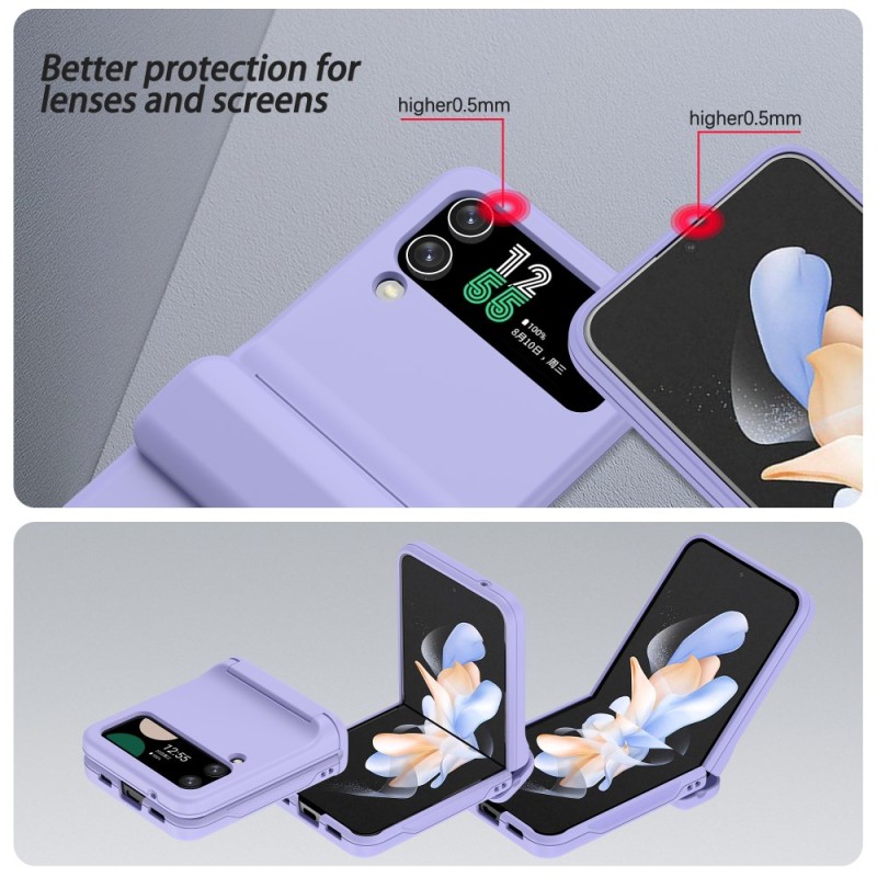 Galaxy Z Flip Case Factory - Card Pocket Skin-Friendly Hard Cover