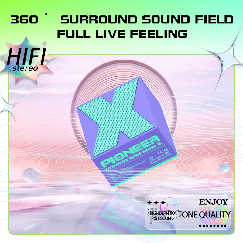 Metal Speaker Manufacturer - X1 360 Panoramic Surround Sound Speaker