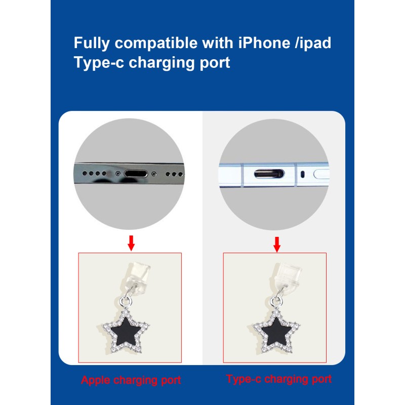 Metal Dust Plug Factory - Type C Anti-Lost Charging Port Cap