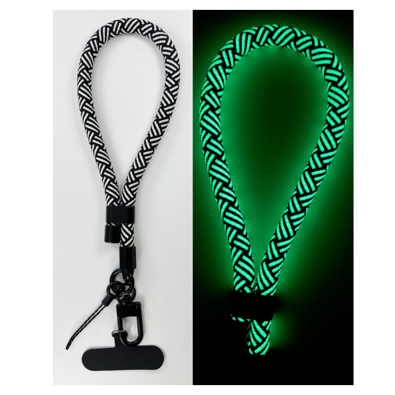 Phone Lanyard Factory - 10mm Night Glow Nylon Wrist Strap