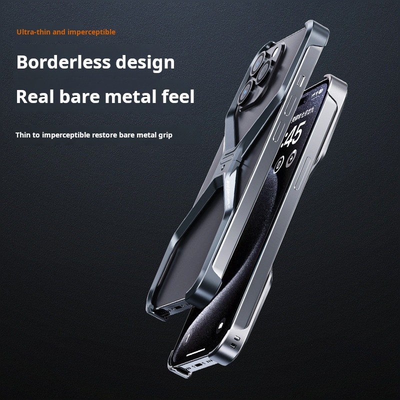 Phone Case Supplier - Aluminum Alloy Rimless X Type Armor Cover