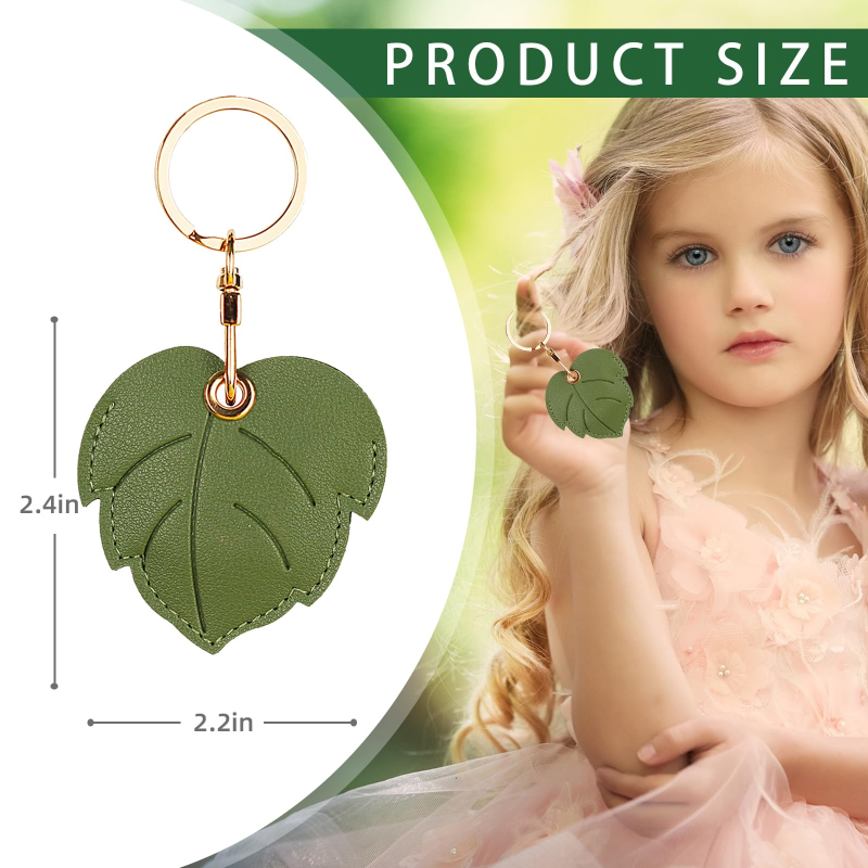 Keychain Case Supplier - Anti-Scratch Leather Airtag Holder Wallet