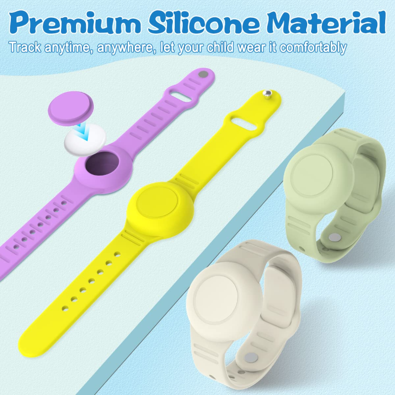 GPS Wristband Supplier - Custom Anti-Loss Hidden Silicone Tracker Case