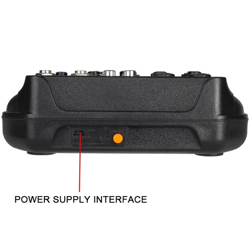 DJ Mixer Factory - 4 Channel Bluetooth Phantom Power Karaoke Mixer