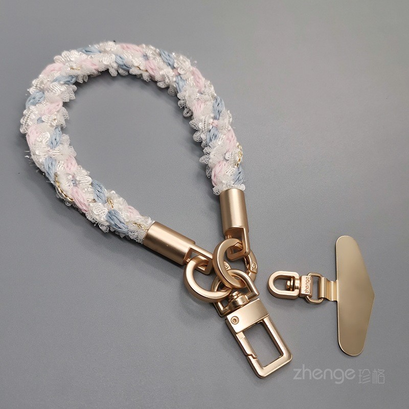 Phone Wrist Strap Supplier - Chic Lace Short Length Hand Rope