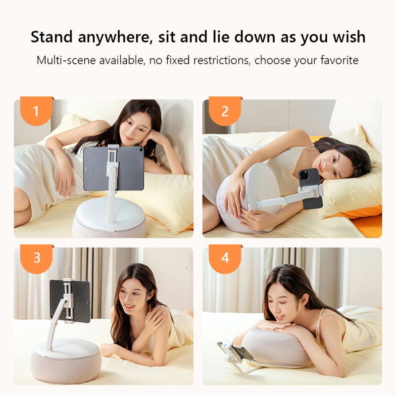 Pillow Phone Stand Supplier - 360 Adjustable Soft Bean Bag Holder
