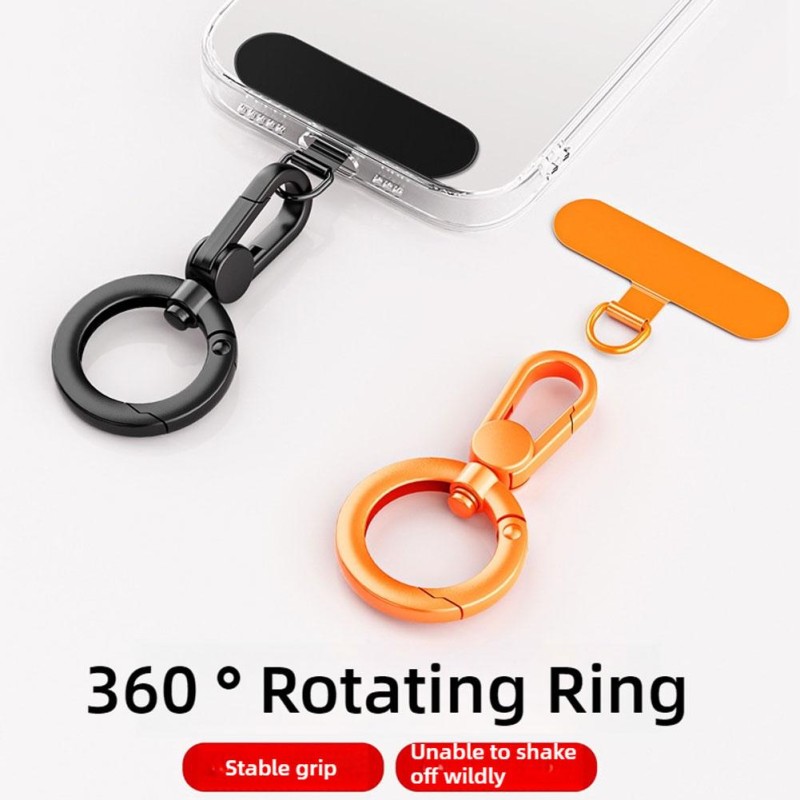 Phone Lanyard Manufacturer - 360 Rotation Metal Buckle Steel Clip