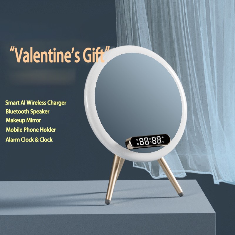 LED Mirror Manufacturer - Makeup Mirror Bluetooth Wireless Charger