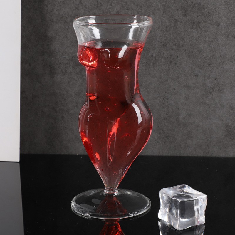 Cocktail Glass Supplier - Naked Women Body Shaped Wine Champagne Cup