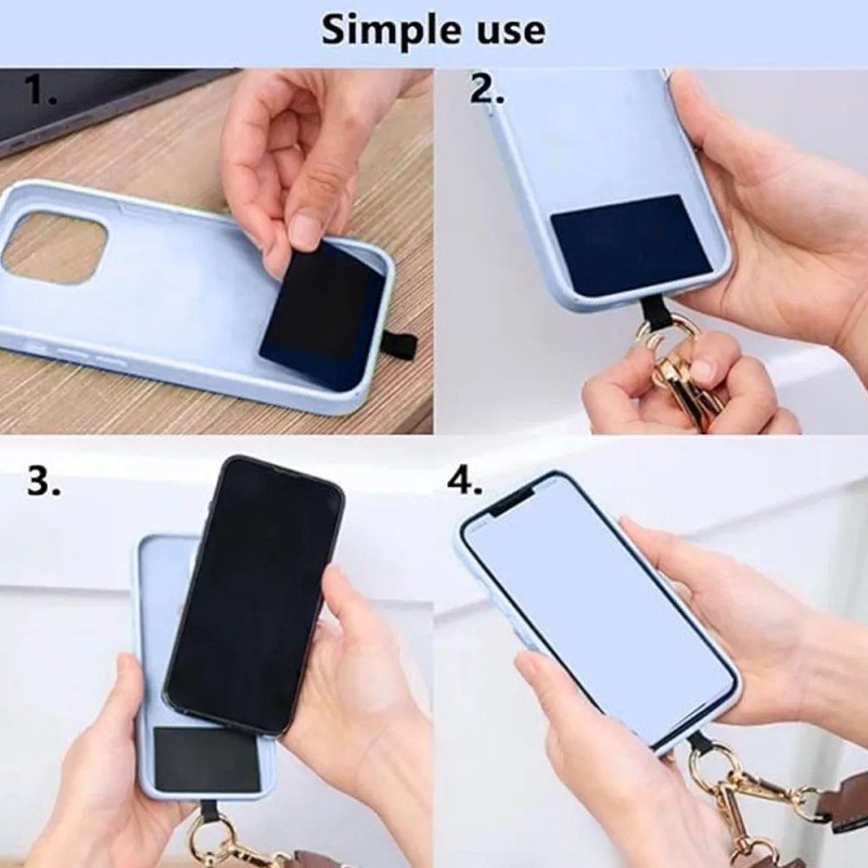 Phone Strap Manufacturer - Adjustable Crossbody with Zippered Pouch