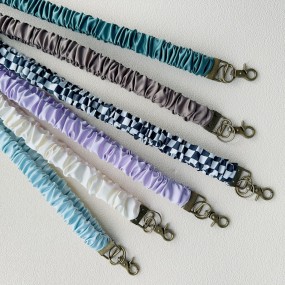 Scrunchie Lanyard Factory - Wholesale Stretchy ID Badge Keychain