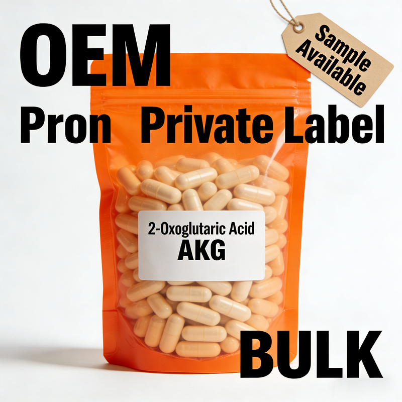 2-Oxoglutarate (AKG) Capsules Manufacturer - Custom OEM/ODM Anti-Aging Supplements, GMP/HACCP/ISO Certified