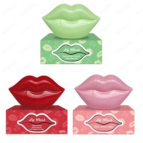 Collagen Aloe Vera Lip Mask Manufacturer - Custom Pack of 20 Strawberry Moisturizer