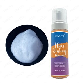 Hair Mousse Manufacturer - Private Label Styling Foam with Strong Hold for Curly Hair