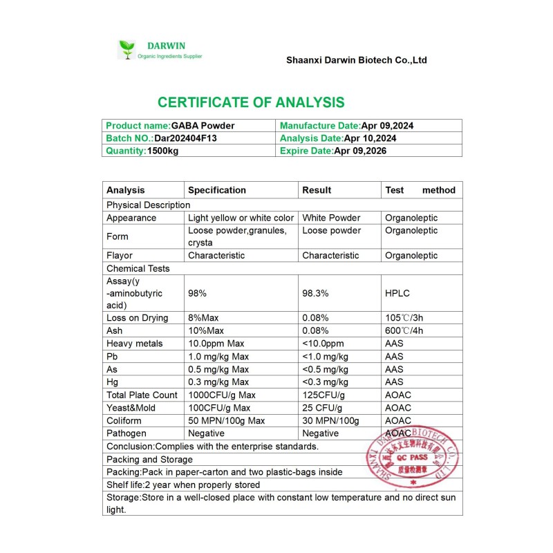 OEM Citicoline CDP-Choline Powder Factory - 987-78-0 Citicholine 98% 99% Quality