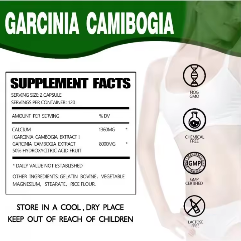 OEM Herbal Slimming Products Manufacturer - Garcinia Cambogia Extract Capsules Private Label