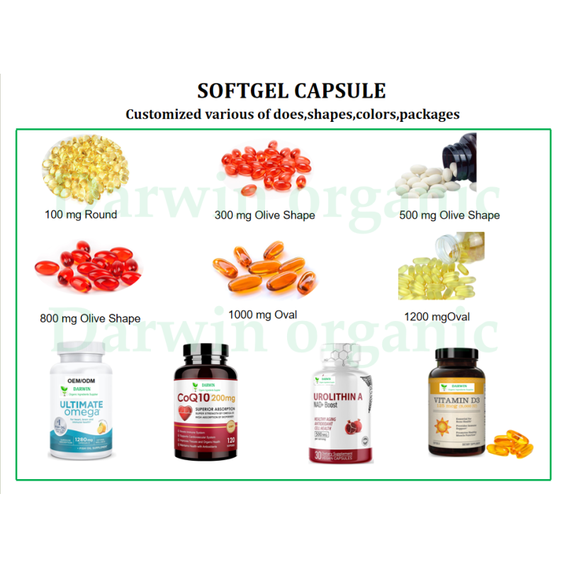 OEM Private Label Omega 3 Fish Oil Softgels Manufacturer - Cod Liver Oil Capsule EPA DHA Non-GMO