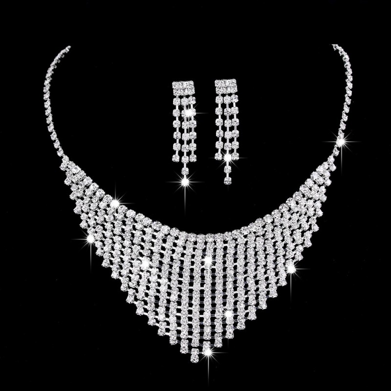 Bridal Set Manufacturer - 2025 Hot Selling Wedding Accessories Bridal Jewelry Sets for Women