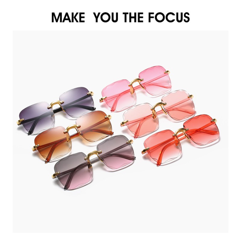 Unisex Sunglasses Supplier - Woman Luxury Designer Fashion Unisex Sunglasses High Quality
