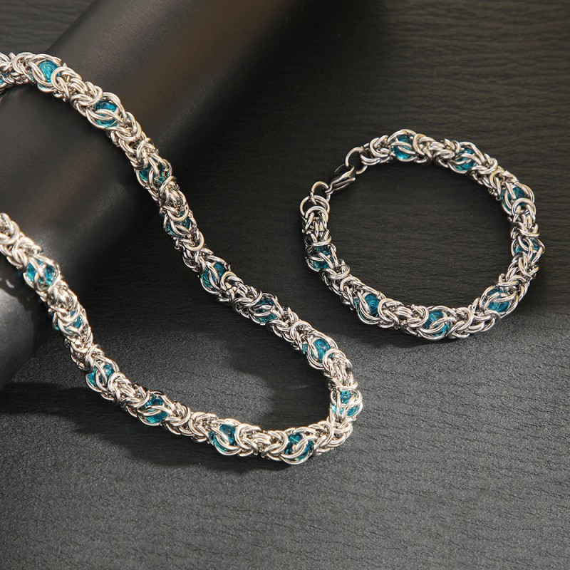 Cuban Chains Supplier - Fashion Stainless Steel Hip Hop Cuban Chains Statement Necklaces