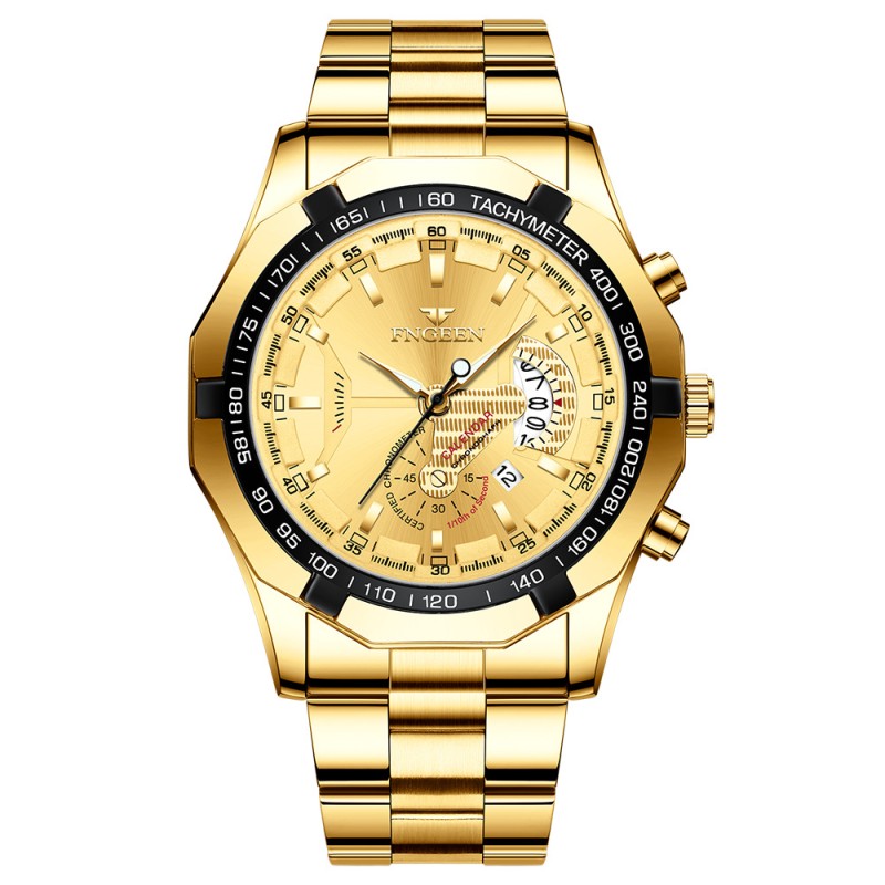 Waterproof Watch Factory - High Quality Stainless Steel Men's Business Large Dial Waterproof