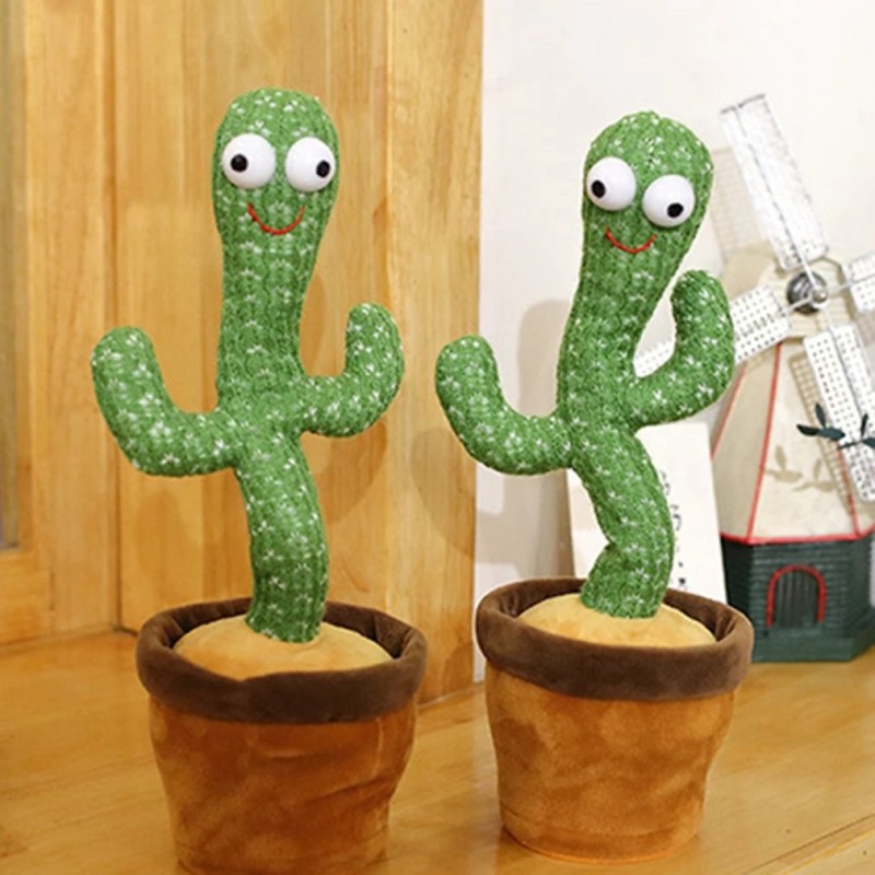 Singing Cactus Factory - Lovely Talking Toy Electric Singing 120 Songs Dancing Cactus Doll