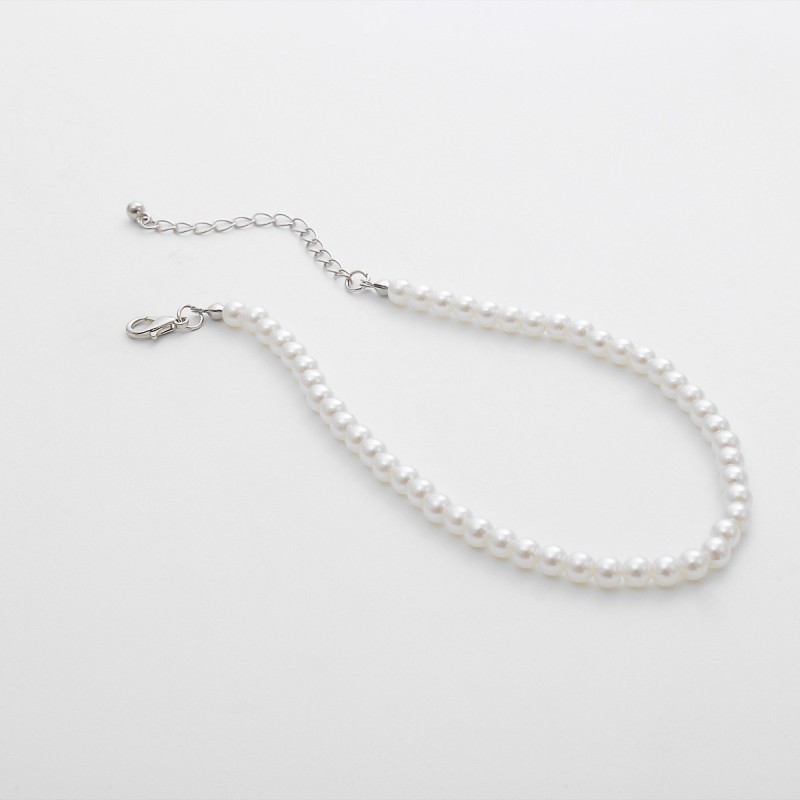 Pearl Anklet Factory - Bohemian Imitation Pearl Anklet Beach Simple Designer Waterproof