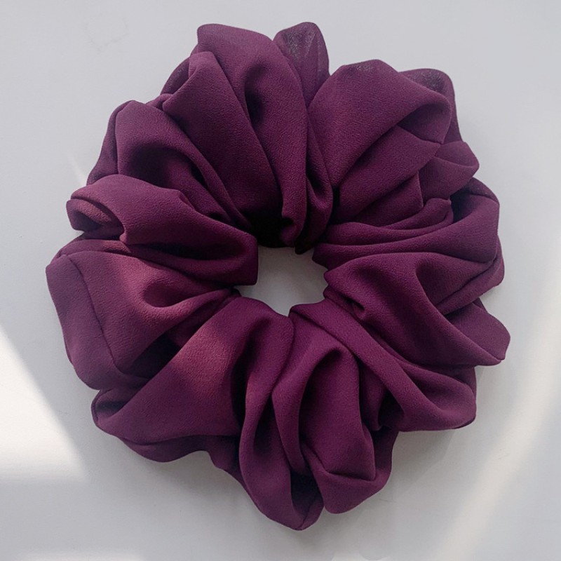 Scrunchie Factory - In Stock Big Size Scrunchie Custom Large Satin Chiffon Scrunchies