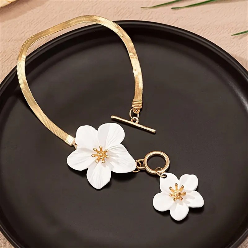 Anklet Factory - 2025 New Design Women's Fashion Flower Charm Chain Beach Jewelry