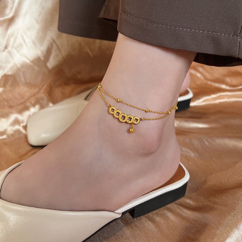 Foot Chain Supplier - Custom 18k Foot Chain High Quality Stainless Steel Anklet for Women