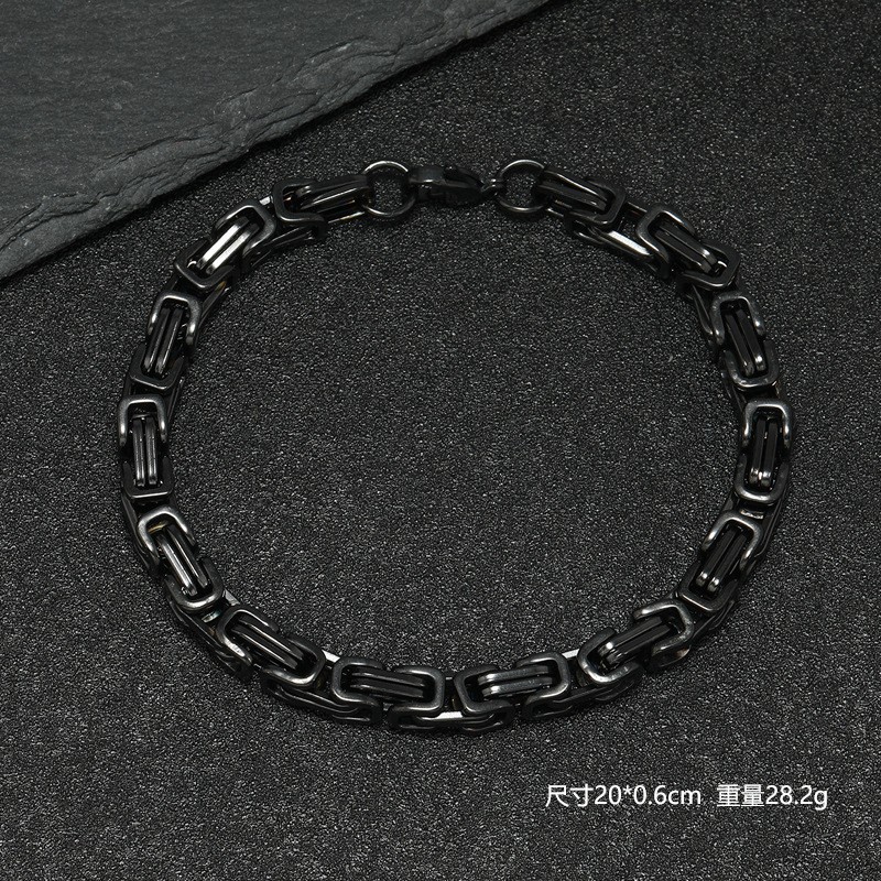 Cuban Chain Bracelet Factory - High Quality Waterproof Hip Hop Cuban Chain Twist Chain Bracelet