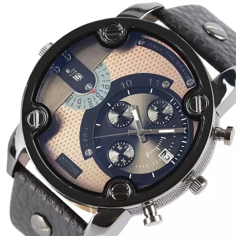 European Watch Supplier - Atmospheric Round Dial Fashion Large High-grade Belt European Watch