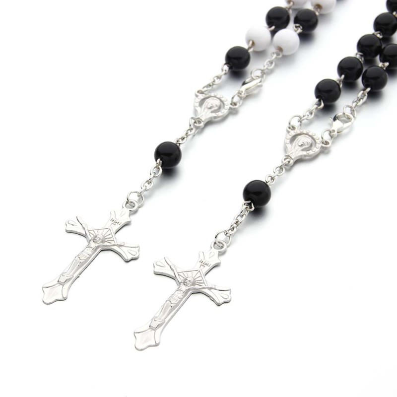 Prayer Rosary Factory - Wholesale 8mm Prayer Rosary Beads Bangle Acrylic Beads Catholic