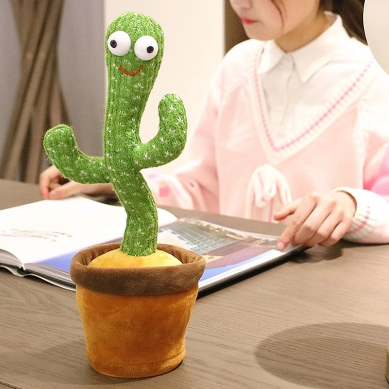 Singing Cactus Factory - Lovely Talking Toy Electric Singing 120 Songs Dancing Cactus Doll