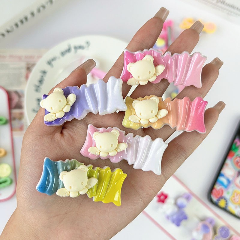 PVC Hairpin Manufacturer - Large PVC Acetic Acid Hairpin Women's Back of the Head 11cm Shark Clip