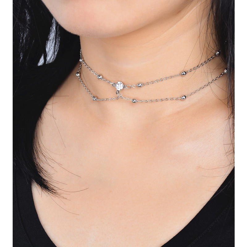 Body Chain Supplier - Sexy Exaggerated Beach Casual Crystal Pendant Tassel Bra Body Chain