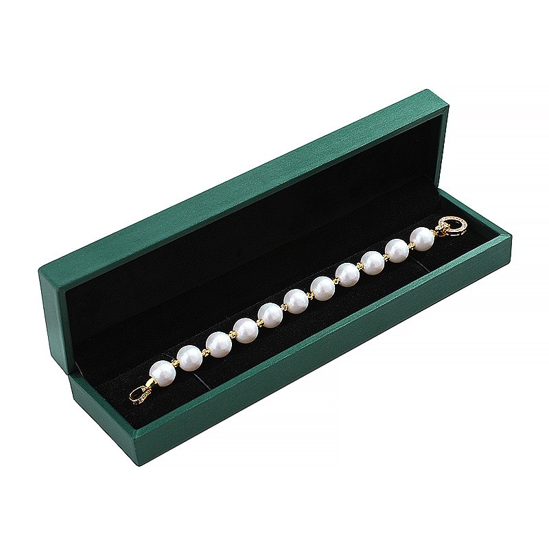 Packaging Box Manufacturer - Luxury Black Grey PU Leather Ring Pendant Necklace Box Bracelet Box