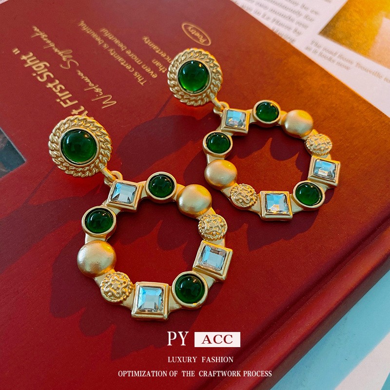 Diamond Hoop Factory - High Quality Low Allergy Silver Needle Diamond Hoop Earrings French