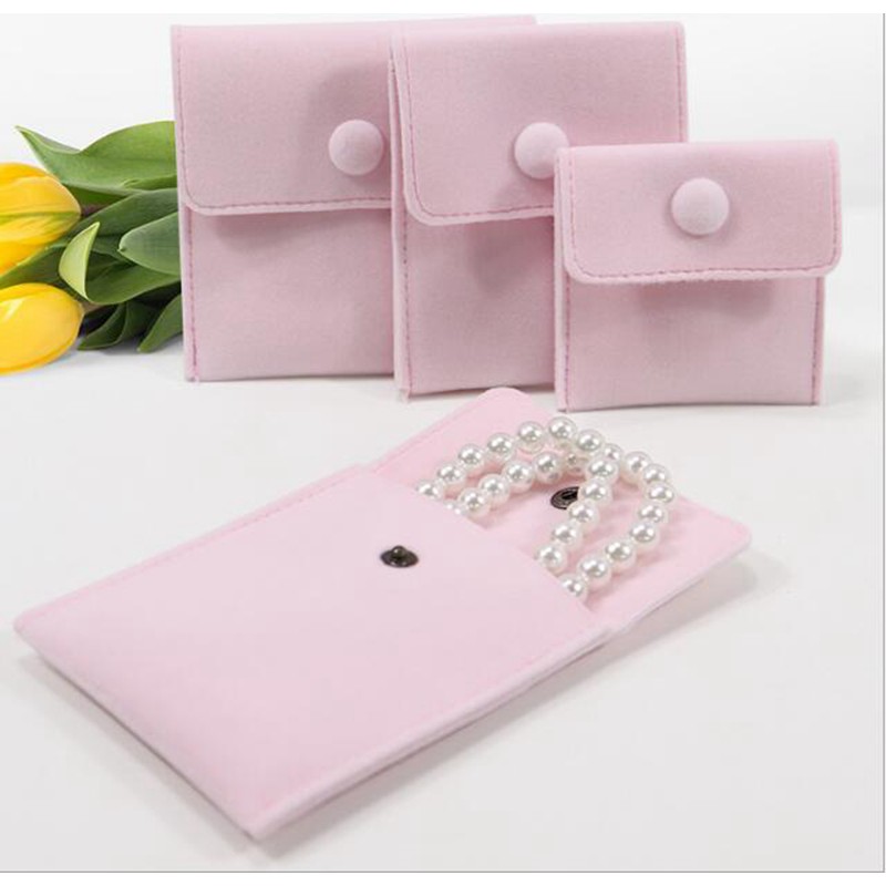 Jewelry Pouch Factory - Eco-friendly Soft Velvet Gift Jewelry Storage Fabric Packaging Bags