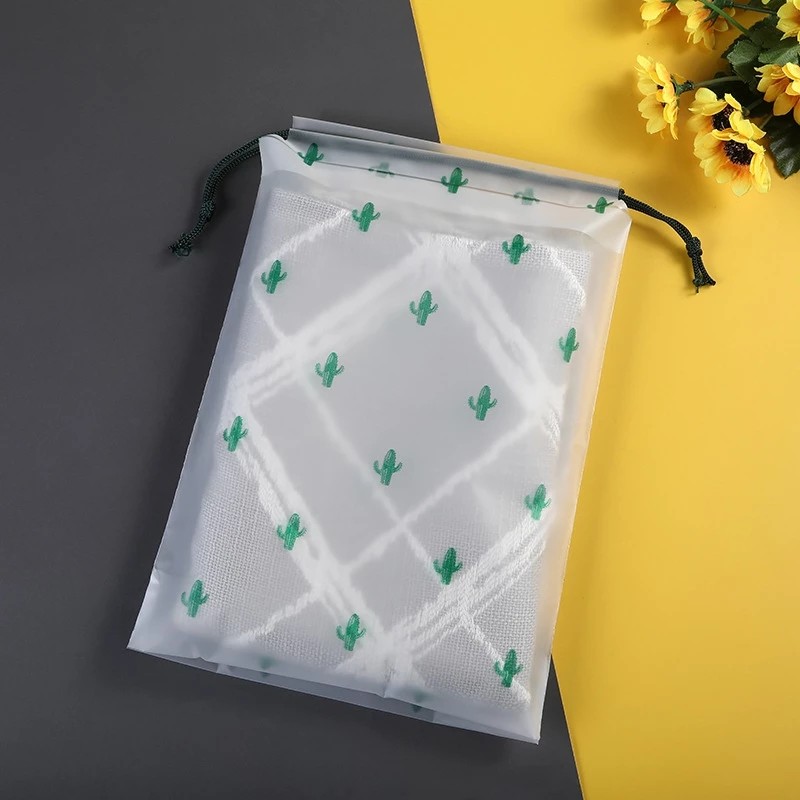 Drawstring Bag Factory - Cute PE Bear Drawstring Pocket Storage Bag for Gift Home Travel