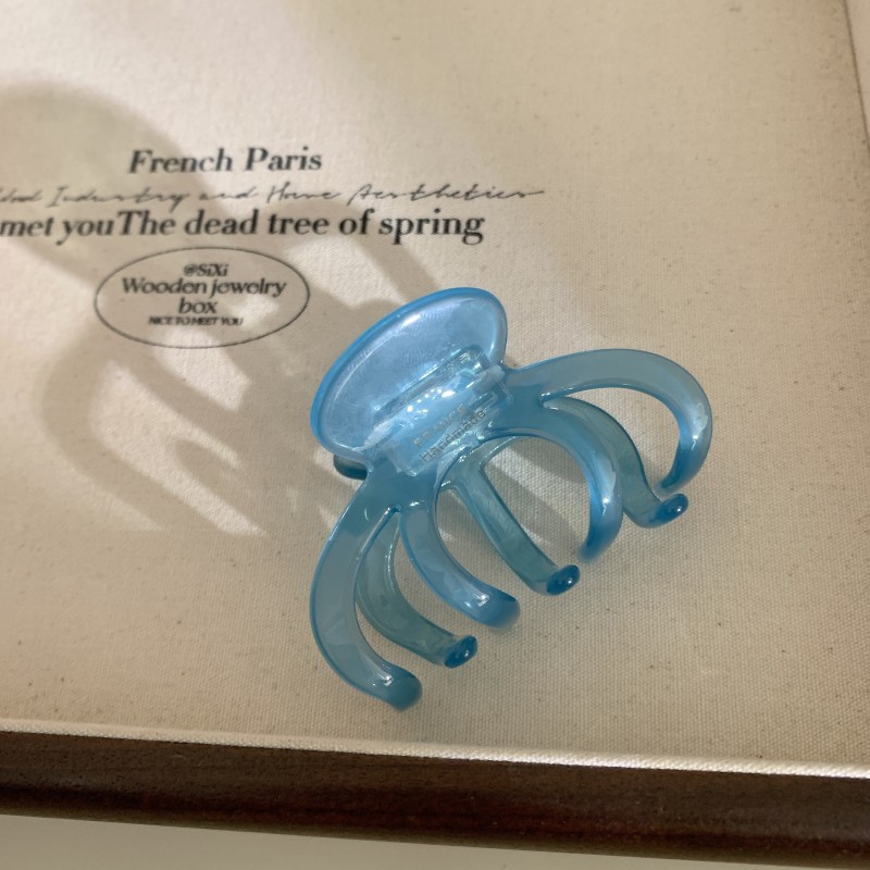 Pearl Bow Factory - Fashion Pearl Double Bow Streamer Hair Clip Women Vintage Fabric Velvet