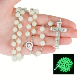 Luminous Rosary Manufacturer - Wholesale Cheap Prayer Rosary Beads Necklace Luminous Beads
